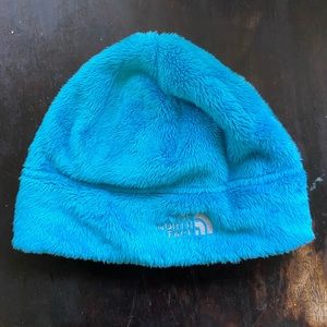 Youth North Face Blue Beanie